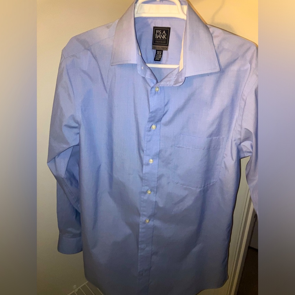 Jos A Bank Traveler shirt 16 1/2 - 34